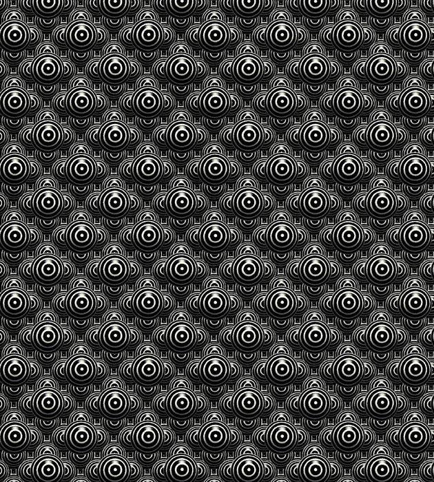 Jean Paul Gaultier Spirale Noir Wallcovering Sample WH033350001