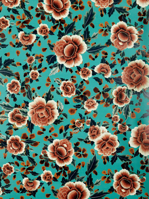 Jean Paul Gaultier Macao Aqua Wallpaper Sample WH033410001
