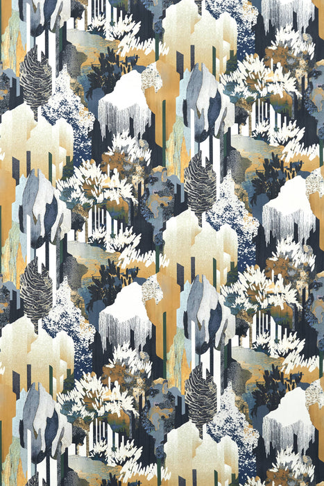 Lelievre Foret Mesange Wallpaper Sample WH064510001