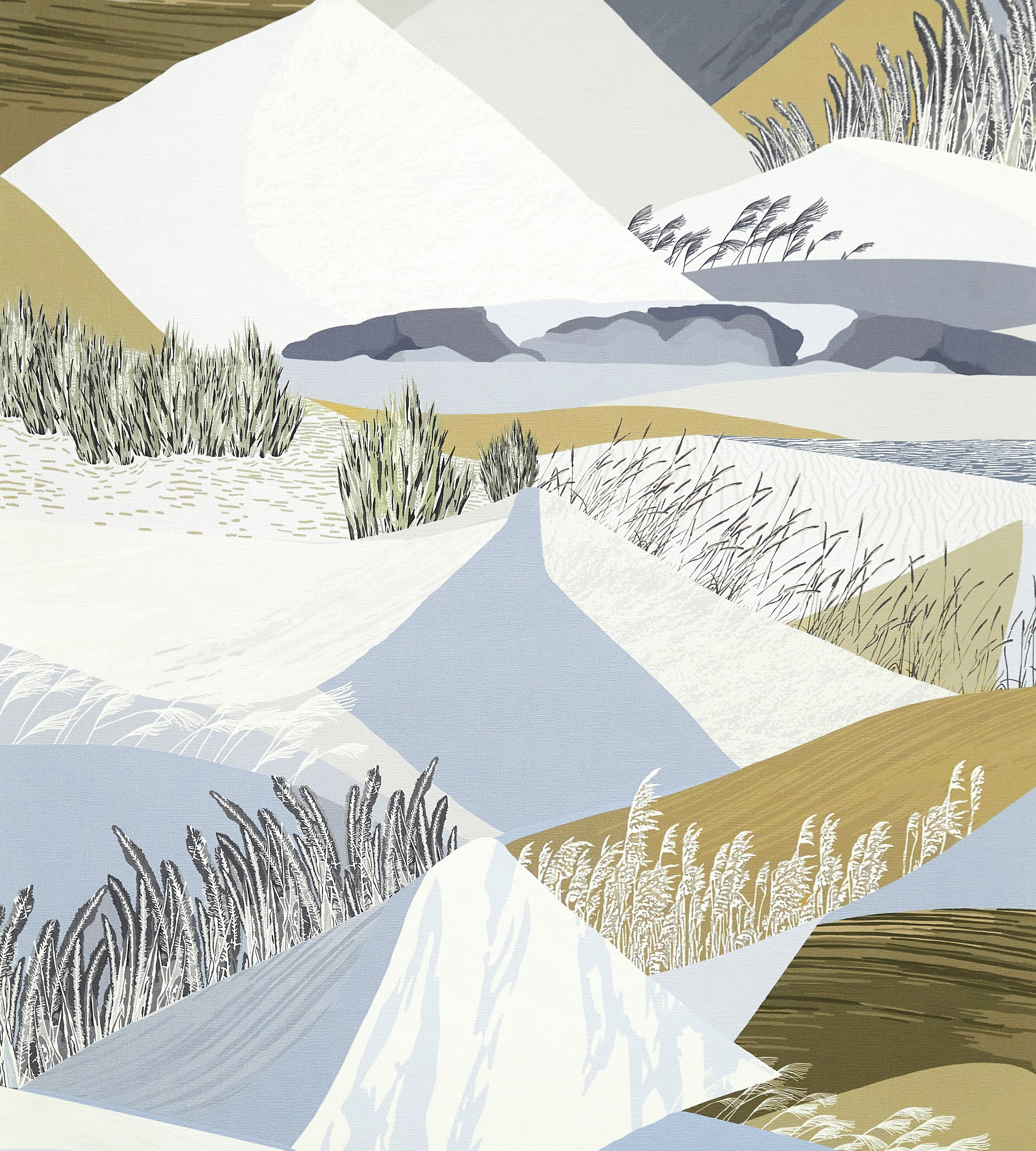 Lelievre Paysage Glacier Wallcovering Sample WH064550001