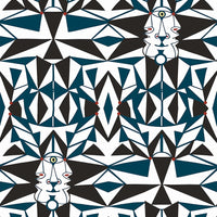 Lelievre Email Bleu Wallpaper WH064610001