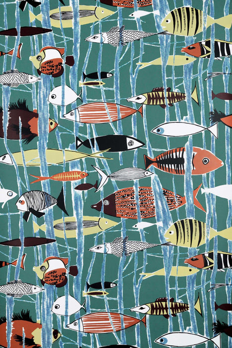 Lelievre Recif Azur Wallpaper Sample WH064830001