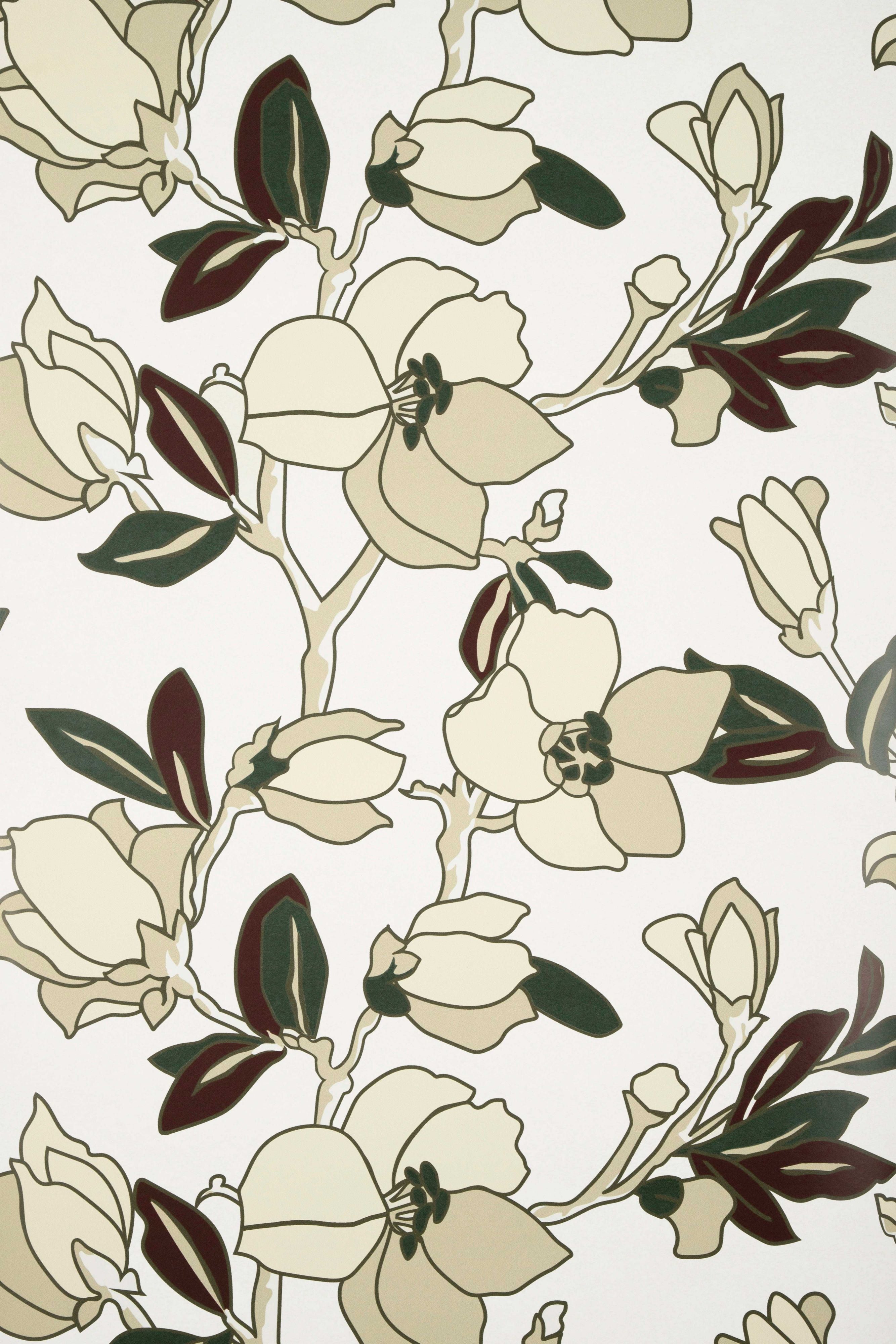 Lelievre Ayame Prune Wallpaper Sample WH064840001