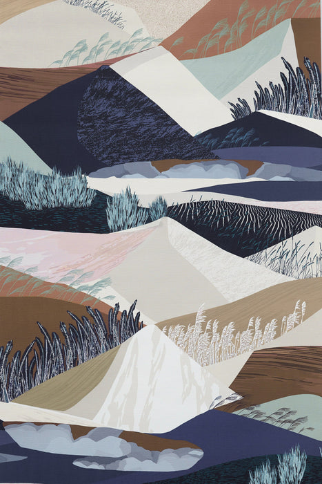 Lelievre Paysage Crepuscule Wallpaper Sample WH064550002