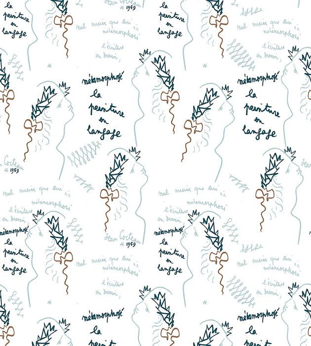 Lelievre Ecriture Ciel Wallpaper Sample WH064650002