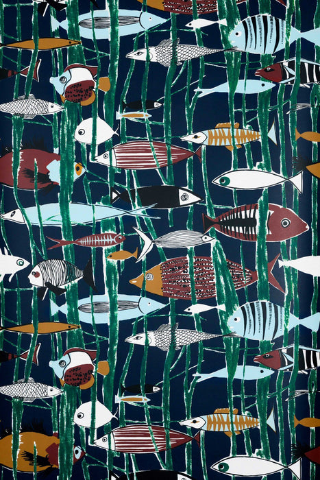 Lelievre Recif Marine Wallpaper Sample WH064830002