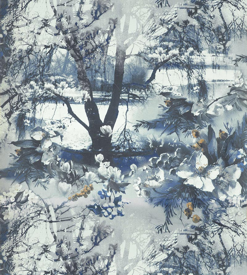 Jean Paul Gaultier Brume Encre Wallpaper Sample WH033070003