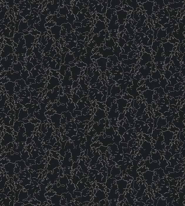 Lelievre Ressemblance Ardoise Wallpaper Sample WH064620003