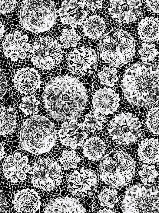 Jean Paul Gaultier Punto Madama Noir Wallpaper Sample WH033340004