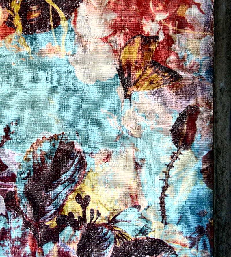 Jean Paul Gaultier Flamboyant Bleuet Wallpaper Sample WH033010001