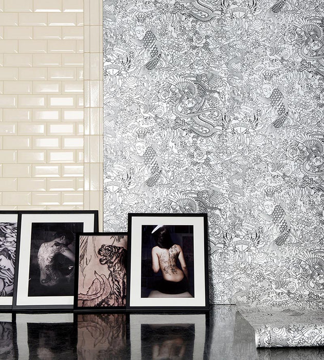 Jean Paul Gaultier Horimono Or Wallpaper Sample WH033030002