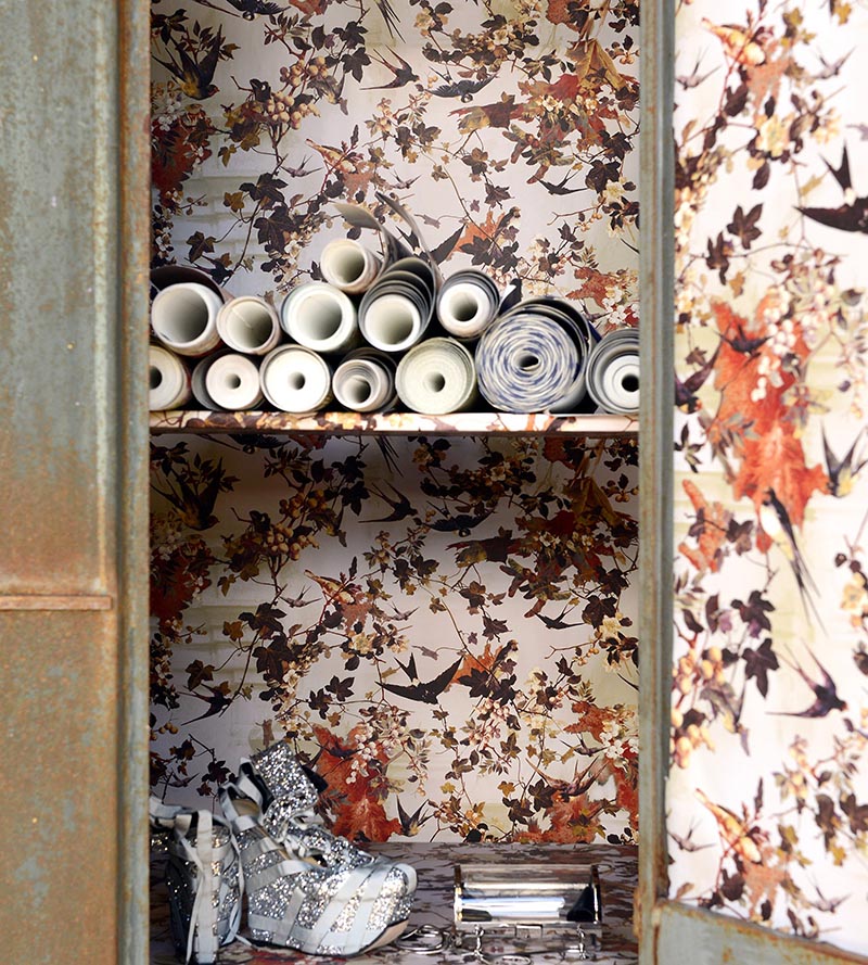 Jean Paul Gaultier Hirondelles Hiver Wallpaper WH033060004