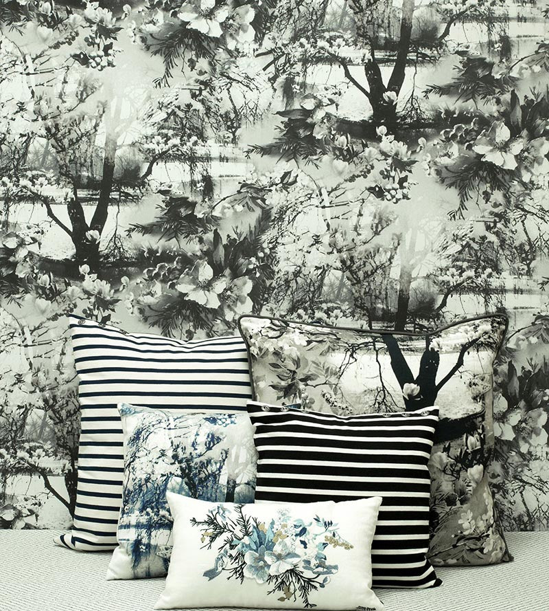 Jean Paul Gaultier Brume Encre Wallpaper Sample WH033070003