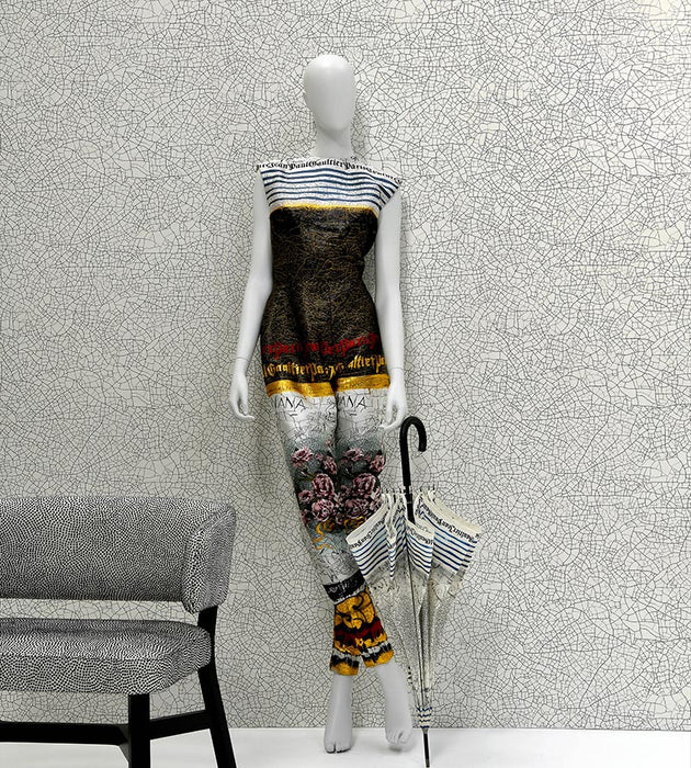 Jean Paul Gaultier Thebaide Sable Wallpaper Sample WH033290002