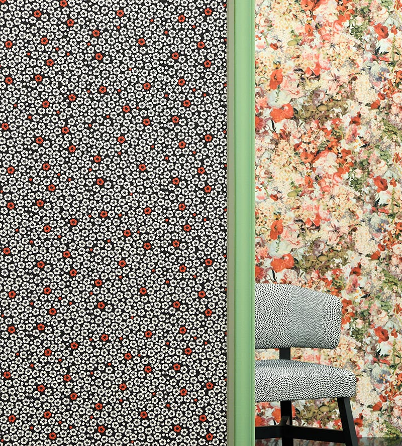 Jean Paul Gaultier Coquelicot Rouge Wallpaper WH033310001