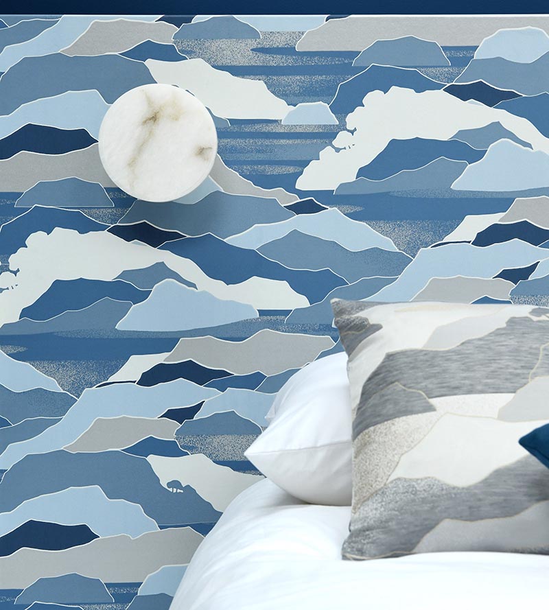 Lelievre Colline Bleute Wallpaper WH064430003