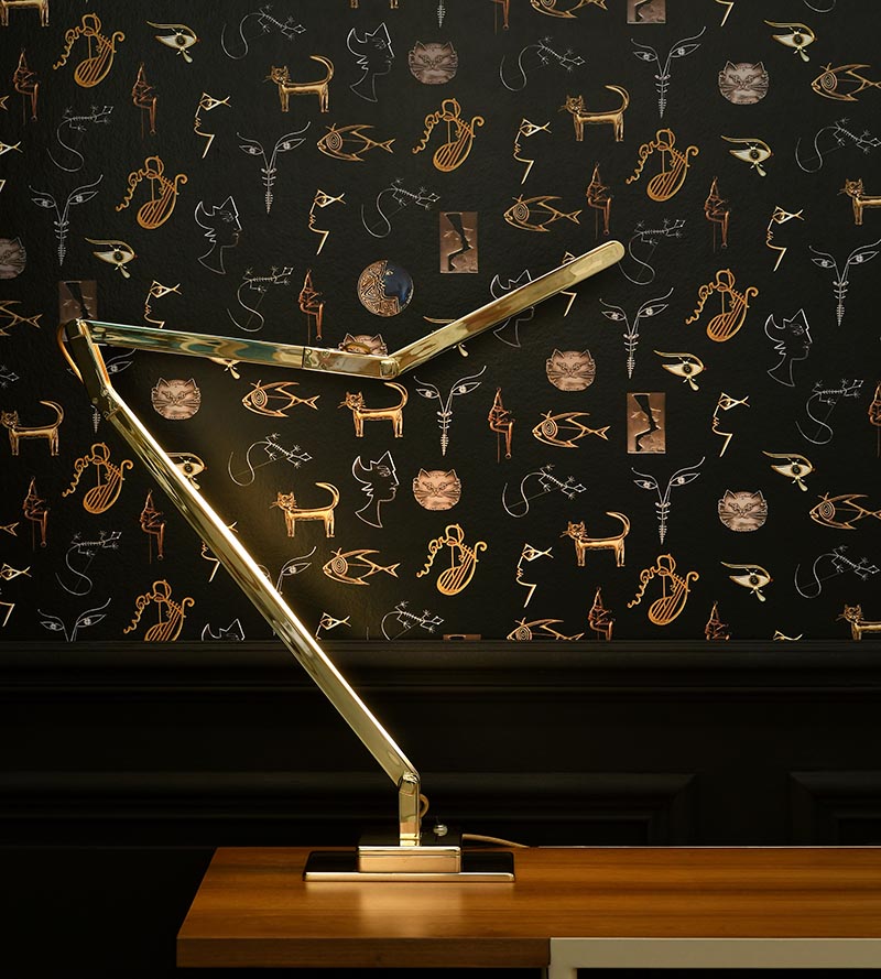 Lelievre Joyaux Noir Wallpaper WH064630001