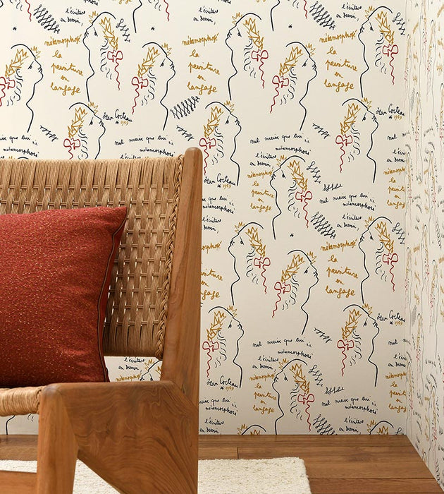 Lelievre Ecriture Ciel Wallpaper Sample WH064650002