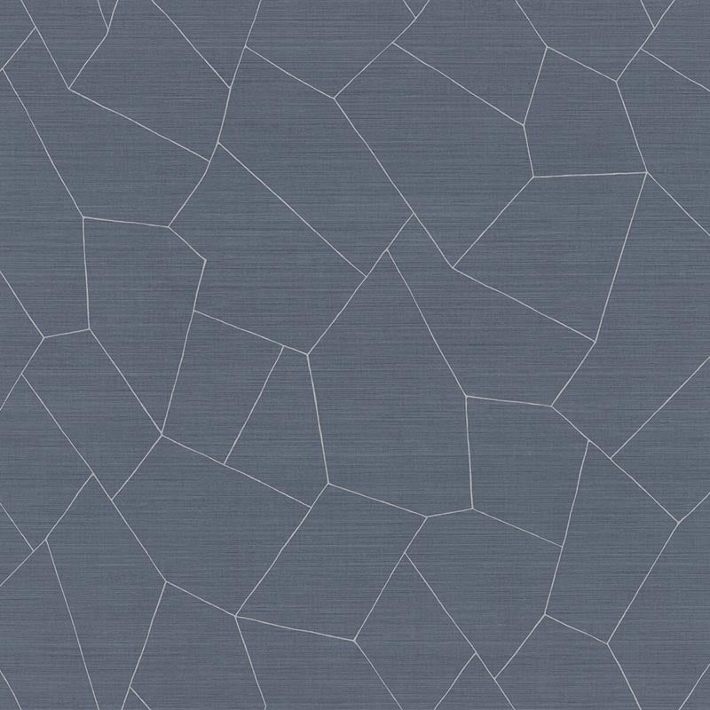 Winfield Thybony Vivace Indigo Wallpaper Sample WHF1744.WT.0