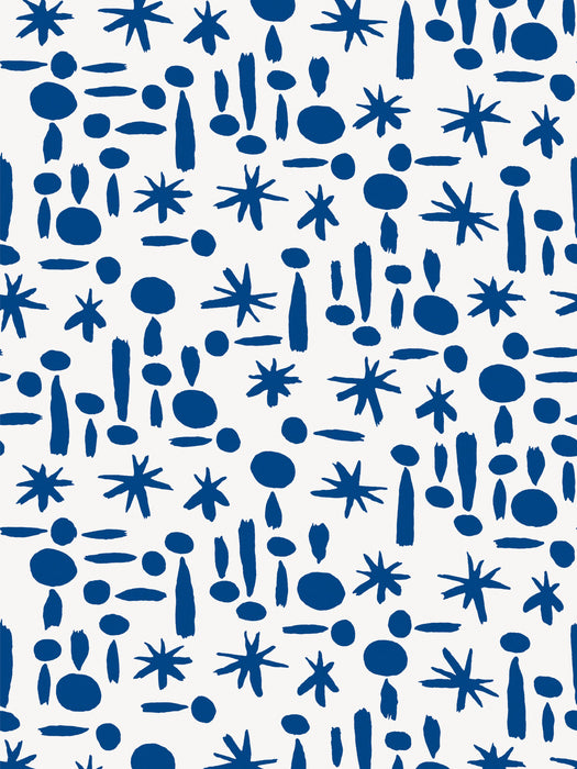 Hinson Miro Wallcovering Lapis Wallpaper Sample WHNWP88627D004