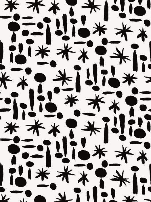 Hinson Miro Wallcovering Ebony Wallpaper WHNWP88627D005