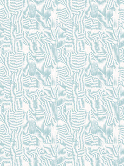 Hinson Combed Stripe Wallcovering Aqua Wallpaper WHNWP88628D002