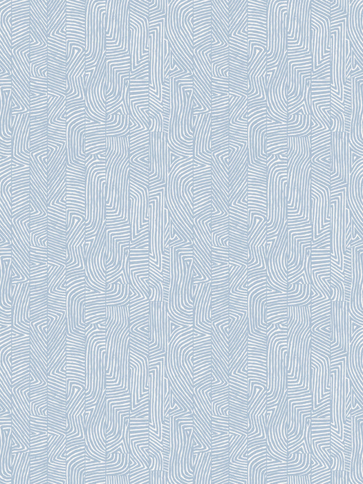 Hinson Combed Stripe Wallcovering Chambray Wallpaper WHNWP88628D003