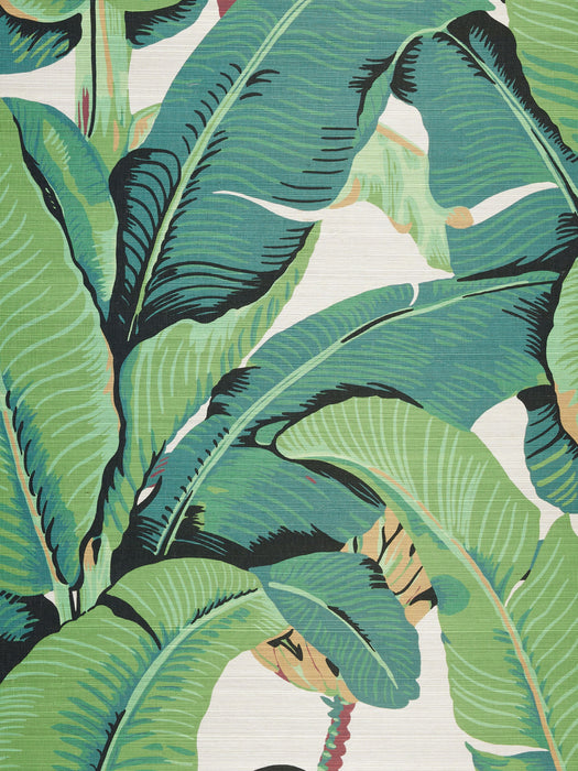 Hinson Hinson Palm - Grasscloth Silver Gray Wallpaper WHN44001D0001