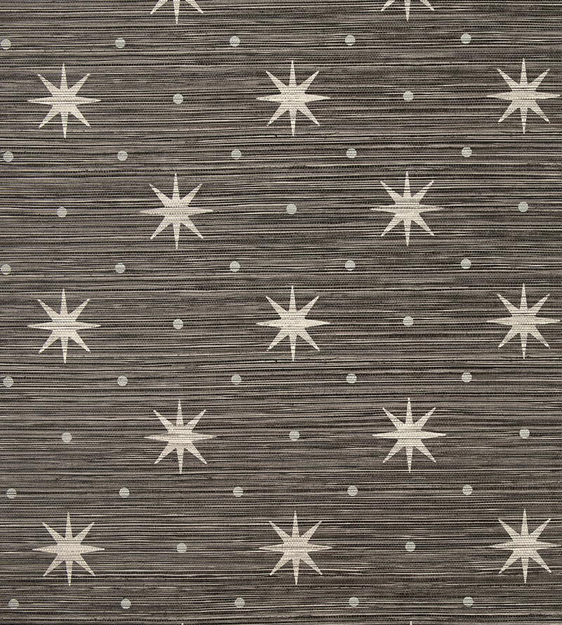 Hinson Big Trixie Black Wallpaper Sample WHN440020005