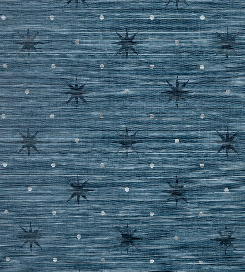 Hinson Big Trixie Navy Wallpaper Sample WHN440020006