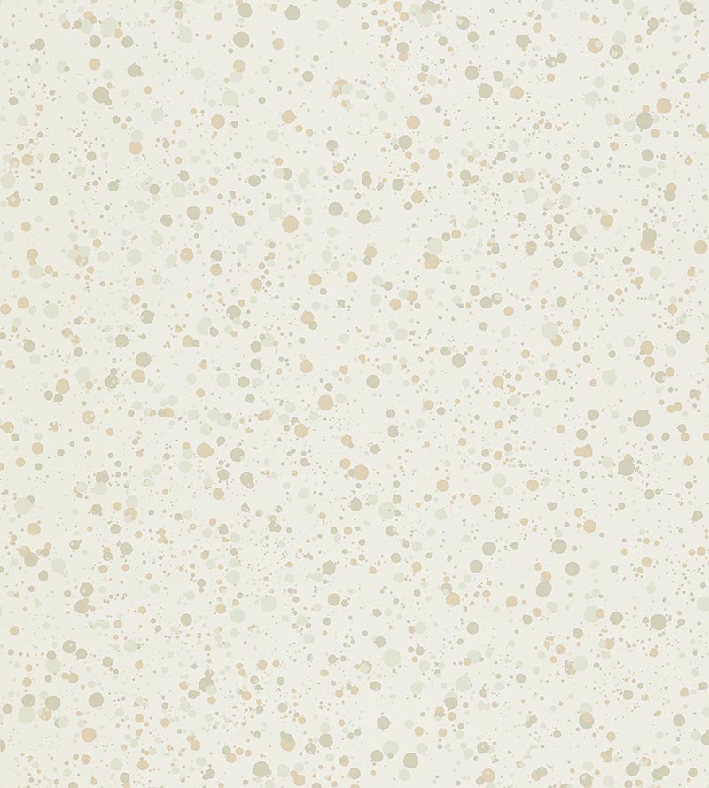 Hinson Spatter Beige On White Wallpaper Sample WHNP0153000A