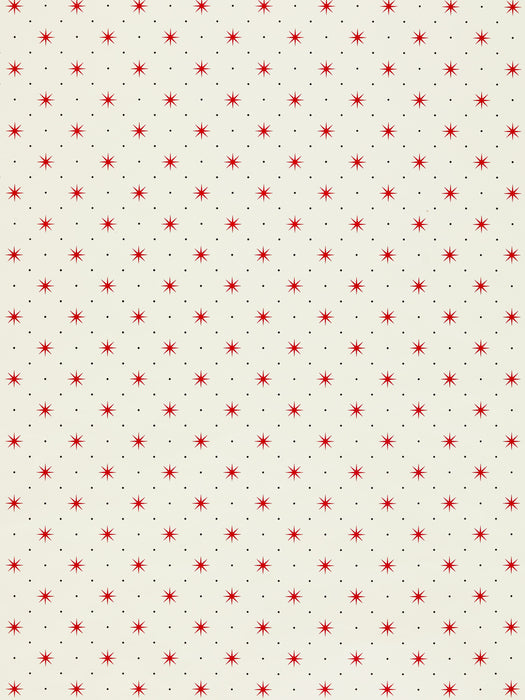 Hinson Trixie Red & Black On White Wallpaper WHNP1003D000R