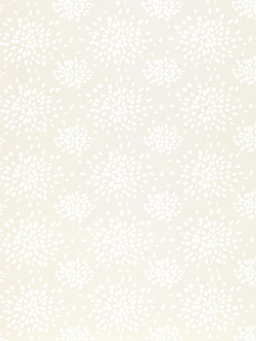 Hinson Fireworks White On Off-White Wallpaper Sample WHNP1020000W