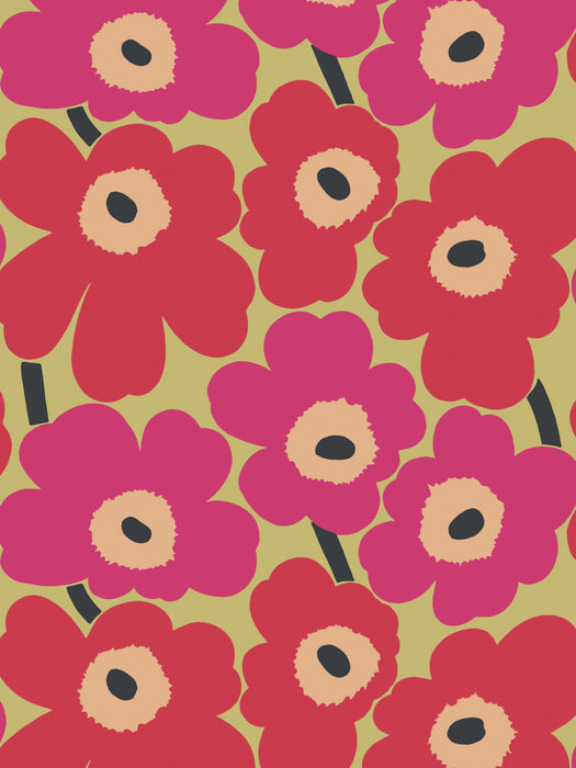 Scalamandre Unikko | Foil Golden Cherry Wallpaper Sample WJ2259055905