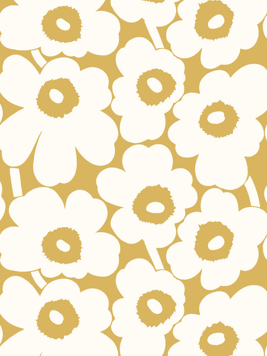 Scalamandre Unikko | Foil Golden Petal Wallpaper Sample WJ2259055906
