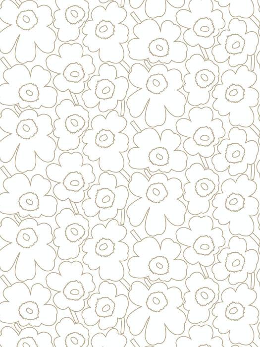 Scalamandre Piirto Unikko Mocha Wallpaper Sample WJ2259105914