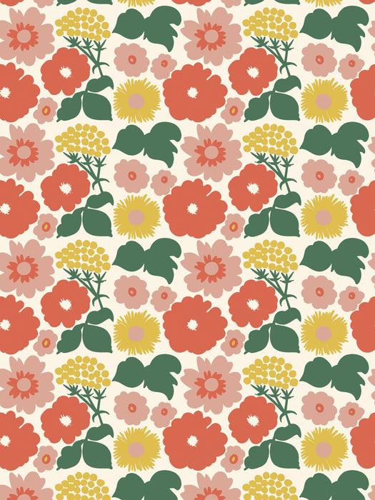 Scalamandre Kukkatori Golden Posey Wallpaper Sample WJ2259305932