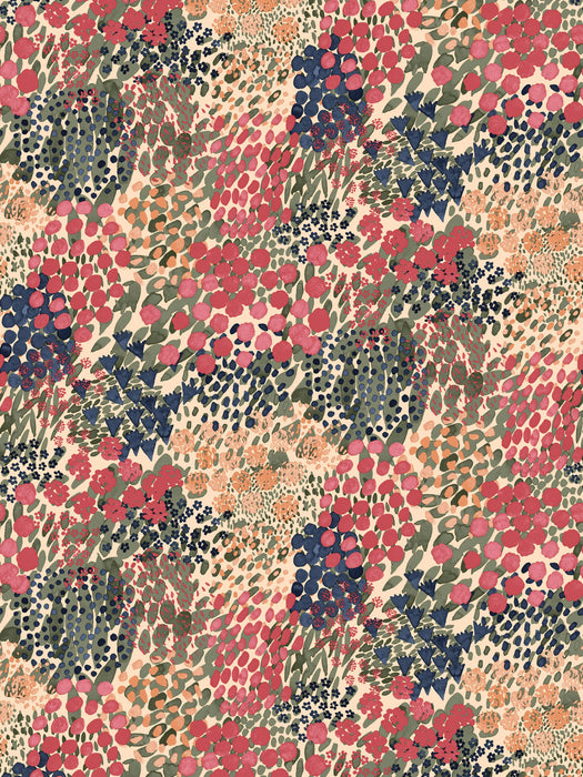 Scalamandre Kukkameri Berry Multi Wallpaper Sample WJ2259355937