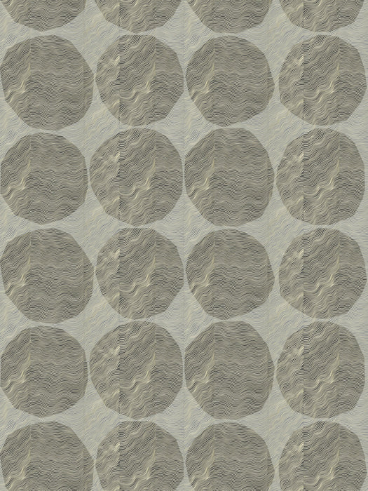 Jannelli & Volpi Iso Kivet Nakki Panel | Foil Silver Onyx Wallpaper Sample WJ2259785978