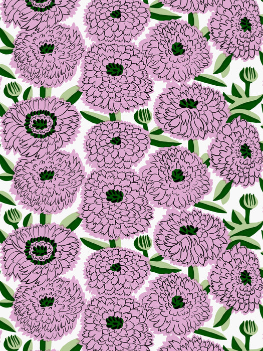 Scalamandre Primavera Chrysanthemum Wallpaper Sample WJ2251050000