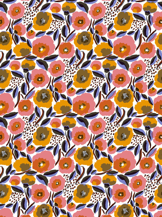 Scalamandre Rosarium Apricot Multi Wallpaper Sample WJ2251550000