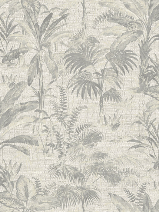 Scalamandre Tropical Pearl Grey Wallpaper Sample WJ250100000