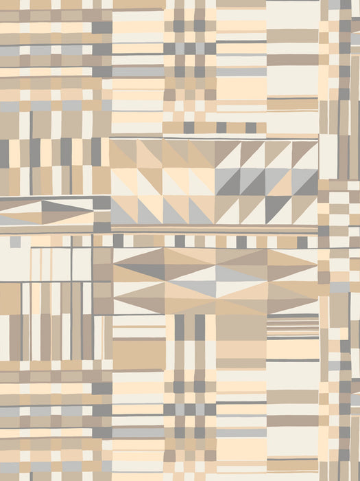 Scalamandre Tiebele Clay Wallpaper Sample WJ262100000