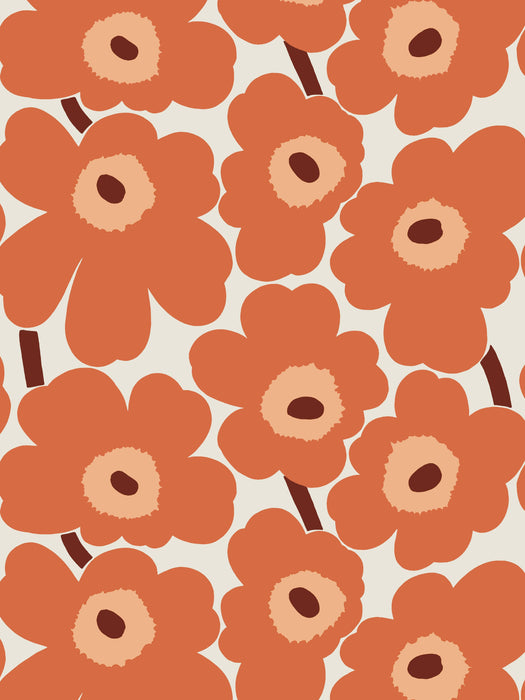 Scalamandre Unikko Tangerine Wallpaper Sample WJ2251000001