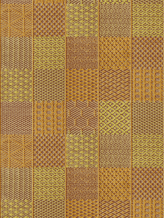 Scalamandre Hakama Golden Spice Wallpaper Sample WJ250480001