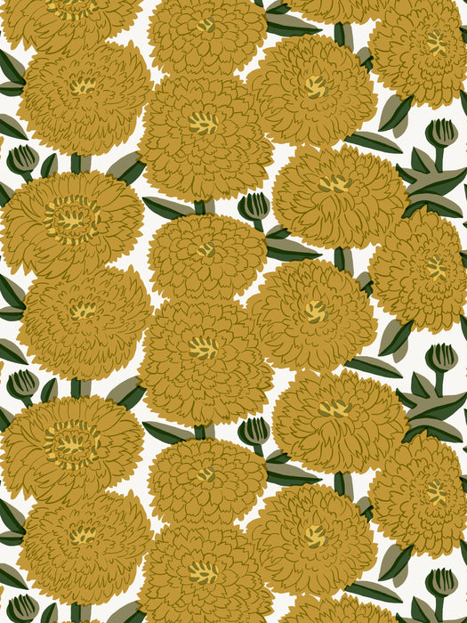 Scalamandre Primavera Marigold Wallpaper Sample WJ2251050002