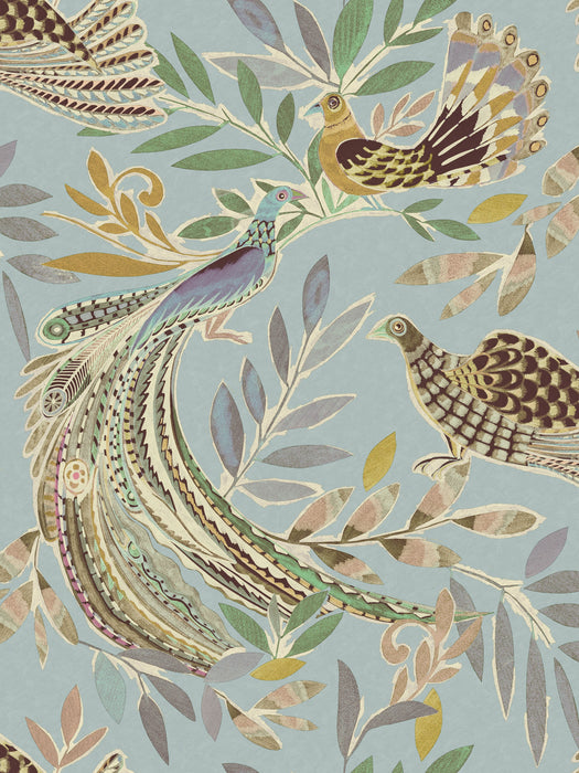 Scalamandre Paraiso Pastel Sky Wallpaper Sample WJ250300002