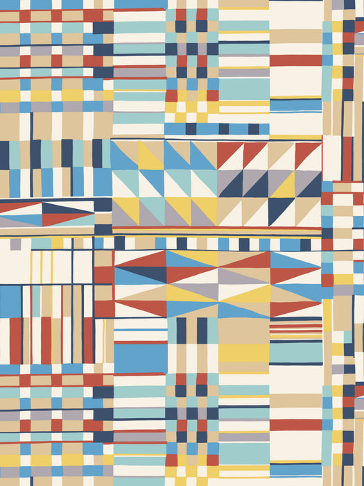 Scalamandre Tiebele Prism Wallpaper Sample WJ262100002