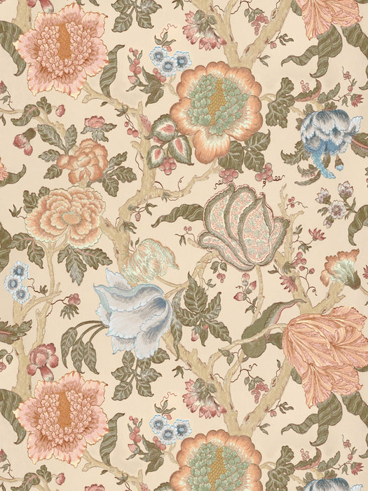 Scalamandre Artichaut Soft Spring Wallpaper Sample WJ272000002