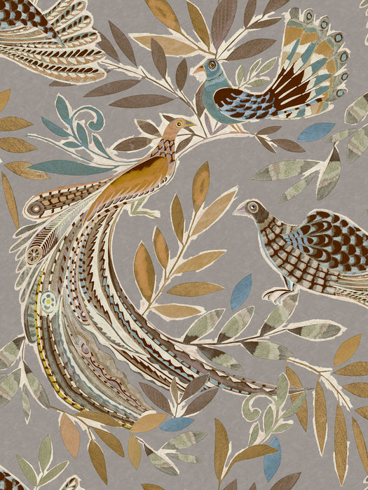Scalamandre Paraiso Neutrals Wallpaper Sample WJ250300003